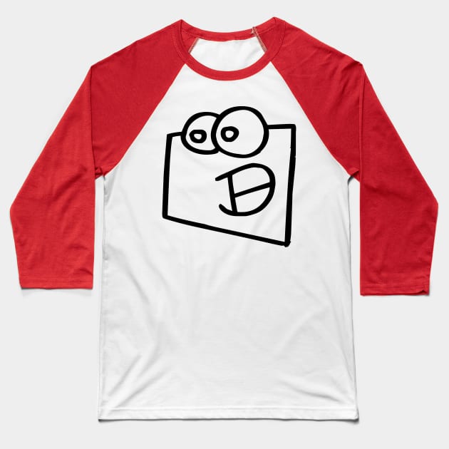 Square heads – Moods 19 Baseball T-Shirt by Everyday Magic